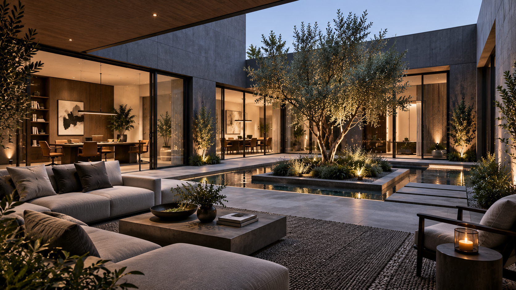 The Courtyard Office interior detail